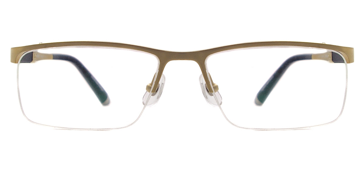 Men Titanium Brow Line Glasses Frame