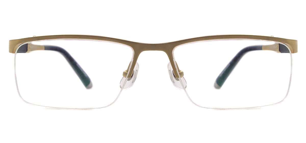 Men Titanium Brow Line Glasses Frame